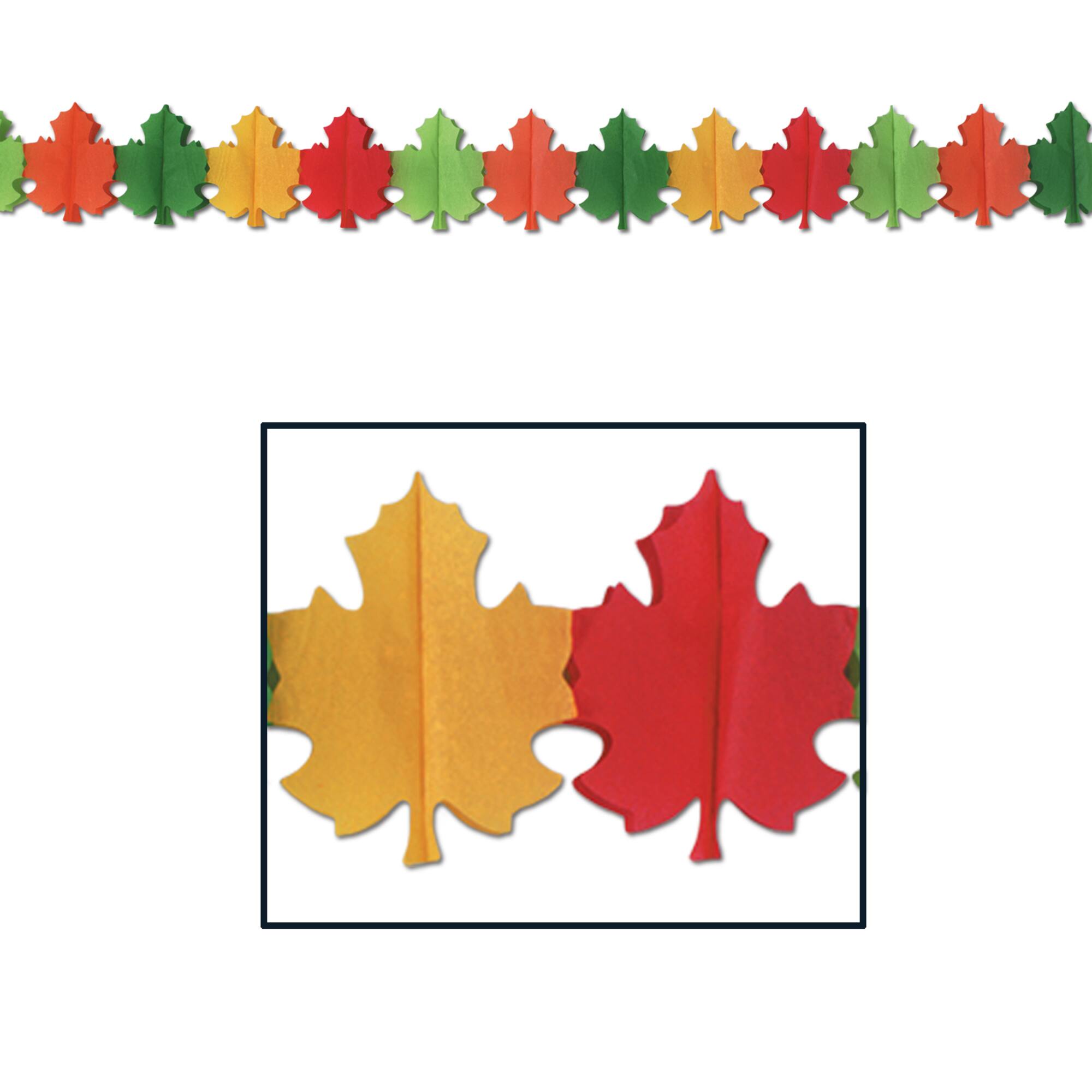 Beistle 12ft. Fall Leaf Garland